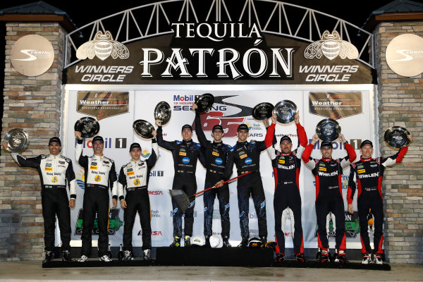2017 IMSA WeatherTech SportsCar Championship
Mobil 1 Twelve Hours of Sebring
Sebring International Raceway, Sebring, FL USA
Saturday 18 March 2017
5, Cadillac DPi, P, Joao Barbosa, Christian Fittipaldi, Filipe Albuquerque, 10, Cadillac DPi, P, Ricky Taylor, Jordan Taylor, Alexander Lynn, 31, Cadillac DPi, P, Dane Cameron, Eric Curran, Michael Conway, sweep
World Copyright: Michael L. Levitt/LAT Images
ref: Digital Image levitt_seb_0317-31912 2017 IMSA WeatherTech SportsCar Championship
Mobil 1 Twelve Hours of Sebring
Sebring International Raceway, Sebring, FL USA
Saturday 18 March 2017
5, Cadillac DPi, P, Joao Barbosa, Christian Fittipaldi, Filipe Albuquerque, 10, Cadillac DPi, P, Ricky Taylor, Jordan Taylor, Alexander Lynn, 31, Cadillac DPi, P, Dane Cameron, Eric Curran, Michael Conway, sweep
World Copyright: Michael L. Levitt/LAT Images
ref: Digital Image levitt_seb_0317-31912