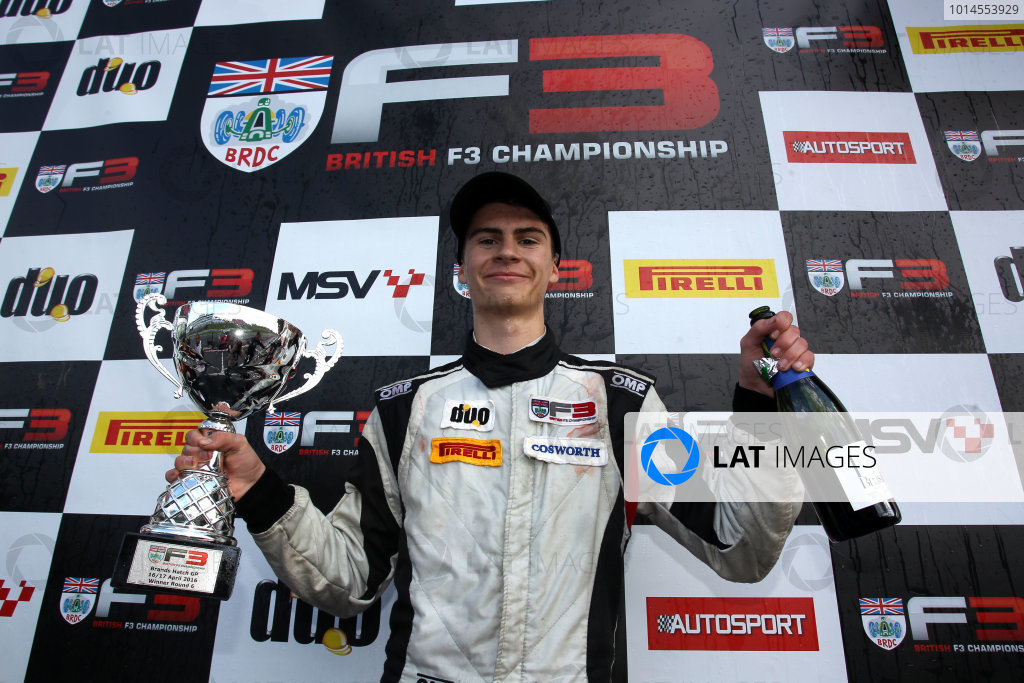2016 BRDC British Formula 3 Championship,
Brands Hatch, Kent. 16th - 17th April 2016.
Colton Herta (USA) Carlin BRDC F3.
World Copyright: Ebrey / LAT Photographic. 2016 BRDC British Formula 3 Championship,
Brands Hatch, Kent. 16th - 17th April 2016.
Colton Herta (USA) Carlin BRDC F3.
World Copyright: Ebrey / LAT Photographic.