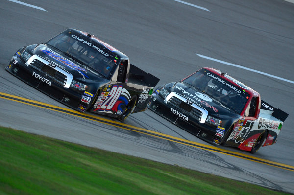 October 18-19, 2013, Talladega, Alabama USA
Parker Kligerman and Kyle Busch trucks
© 2013, Brian Czobat
LAT Photo USA
October 18-19, 2013, Talladega, Alabama USA
Parker Kligerman and Kyle Busch trucks
© 2013, Brian Czobat
LAT Photo USA