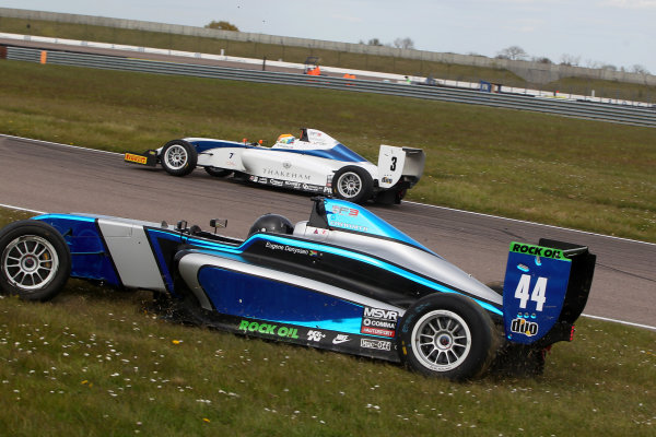 2016 BRDC British Formula 3 Championship,
Rockingham, Northamptonshire. 
30th April - 1st May 2016.
Eugene Denyssen (RSA) Sean Walkinshaw Racing BRDC F3.
World Copyright: Ebrey / LAT Photographic.