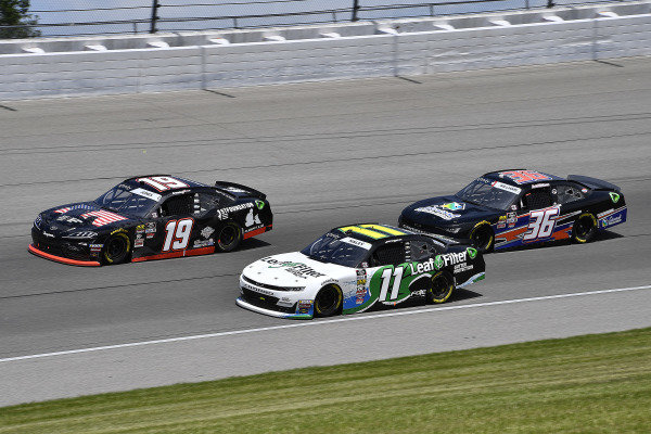 #19: Brandon Jones, Joe Gibbs Racing, Toyota Supra 1st Foundation, #11: Justin Haley, Kaulig Racing, Chevrolet Camaro LeafFilter Gutter Protection, and #36: Josh Williams, DGM Racing, Chevrolet Camaro Starbrite Star Tron/Simcraft #19: Brandon Jones, Joe Gibbs Racing, Toyota Supra 1st Foundation, #11: Justin Haley, Kaulig Racing, Chevrolet Camaro LeafFilter Gutter Protection, and #36: Josh Williams, DGM Racing, Chevrolet Camaro Starbrite Star Tron/Simcraft