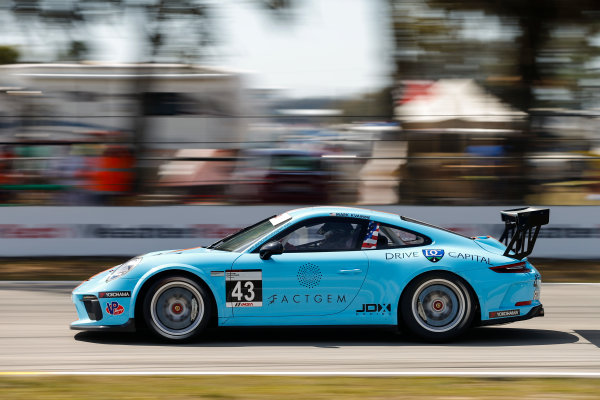 2017 Porsche GT3 Cup USA
Sebring International Raceway, Sebring, FL USA
Friday 17 March 2017
43, Mark Kvamme, GT3P, USA, M, 2017 Porsche 991
World Copyright: Jake Galstad/LAT Images
ref: Digital Image lat-galstad-SIR-0317-14694