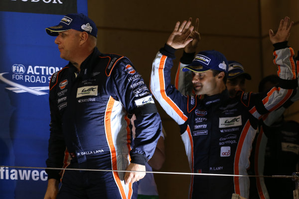 2015 FIA World Endurance Championship,
Bahrain International Circuit, Bahrain.
19th - 21st November 2015.
Paul Dalla Lana / Pedro Lamy / Mathias Lauda Aston Martin Racing Aston Martin Vantage V8.
World Copyright: Jakob Ebrey / LAT Photographic. 2015 FIA World Endurance Championship,
Bahrain International Circuit, Bahrain.
19th - 21st November 2015.
Paul Dalla Lana / Pedro Lamy / Mathias Lauda Aston Martin Racing Aston Martin Vantage V8.
World Copyright: Jakob Ebrey / LAT Photographic.