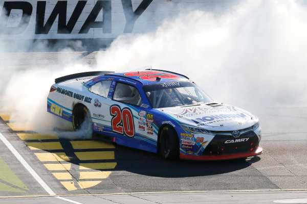 NASCAR XFINITY Series
U.S. Cellular 250
Iowa Speedway, Newton, IA USA
Saturday 29 July 2017
Ryan Preece, MoHawk Northeast Inc. Toyota Camry celebrates his win with a burnout 
World Copyright: Russell LaBounty
LAT Images