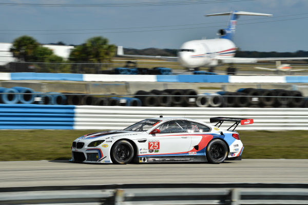 2017 WeatherTech SportsCar Championship - IMSA February Test
Sebring International Raceway, Sebring, FL USA
Thursday 23 February 2017
25, BMW, BMW M6, GTLM, Bill Auberlen, Alexander Sims, Kuno Wittmer
World Copyright: Richard Dole/LAT Images
ref: Digital Image RD_2_17_67