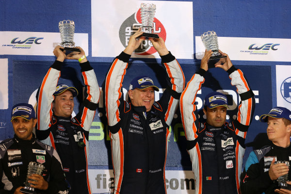 2015 FIA World Endurance Championship,
Bahrain International Circuit, Bahrain.
19th - 21st November 2015.
Paul Dalla Lana / Pedro Lamy / Mathias Lauda Aston Martin Racing Aston Martin Vantage V8.
World Copyright: Jakob Ebrey / LAT Photographic. 2015 FIA World Endurance Championship,
Bahrain International Circuit, Bahrain.
19th - 21st November 2015.
Paul Dalla Lana / Pedro Lamy / Mathias Lauda Aston Martin Racing Aston Martin Vantage V8.
World Copyright: Jakob Ebrey / LAT Photographic.
