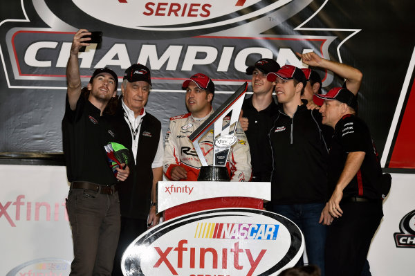 NASCAR XFINITY Series
Ford EcoBoost 300
Homestead-Miami Speedway, Homestead, FL USA
Saturday 18 November 2017
Team Penske celebrate winning the 2017 NASCAR Xfinity Series Owners Championship
World Copyright: Nigel Kinrade
LAT Images NASCAR XFINITY Series
Ford EcoBoost 300
Homestead-Miami Speedway, Homestead, FL USA
Saturday 18 November 2017
Team Penske celebrate winning the 2017 NASCAR Xfinity Series Owners Championship
World Copyright: Nigel Kinrade
LAT Images