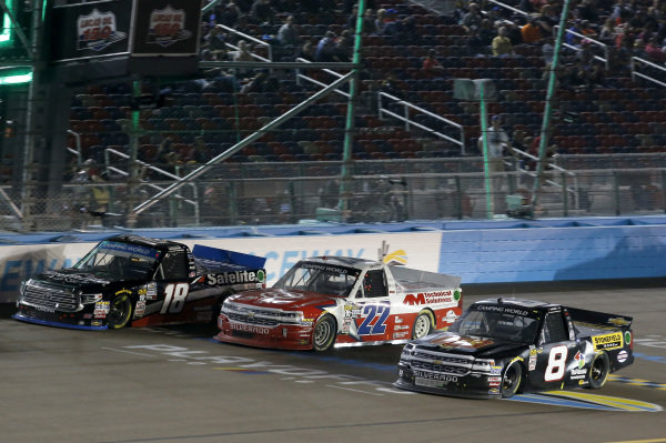 #18: Noah Gragson, Kyle Busch Motorsports, Toyota Tundra Safelite AutoGlass #8: John Hunter Nemechek, NEMCO Motorsports, Chevrolet Silverado Hostetler Ranch / Stonefield Home #22: Austin Wayne Self, AM Racing, Chevrolet Silverado GO TEXAN