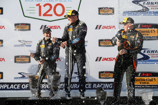 2017 IMSA Continental Tire SportsCar Challenge
Visit Sebring 120
Sebring International Raceway, Sebring, FL USA
Friday 17 March 2017
60, Ford, Ford Mustang, GS, Jade Buford, Scott Maxwell, podium, champgne
World Copyright: MIchael L. Levitt
LAT Images
ref: Digital Image levitt_seb_0317-15443 2017 IMSA Continental Tire SportsCar Challenge
Visit Sebring 120
Sebring International Raceway, Sebring, FL USA
Friday 17 March 2017
60, Ford, Ford Mustang, GS, Jade Buford, Scott Maxwell, podium, champgne
World Copyright: MIchael L. Levitt
LAT Images
ref: Digital Image levitt_seb_0317-15443