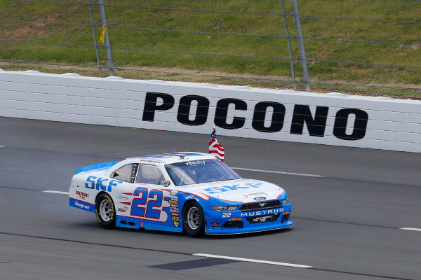 NASCAR XFINITY Series
Pocono Green 250
Pocono Raceway, Long Pond, PA USA
Saturday 10 June 2017
Brad Keselowski, SKF Ford Mustang celebrates his win
World Copyright: Russell LaBounty
LAT Images
ref: Digital Image 17POC1rl_03867 NASCAR XFINITY Series
Pocono Green 250
Pocono Raceway, Long Pond, PA USA
Saturday 10 June 2017
Brad Keselowski, SKF Ford Mustang celebrates his win
World Copyright: Russell LaBounty
LAT Images
ref: Digital Image 17POC1rl_03867