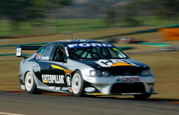 2003 Australian V8 Supercars
Oran Park, Sydney, Australia. 17th August 2003.
Ford driver Craig Lowndes in action on his way to finishing second in the 300km race today at Oran Park. 
World Copyright: Mark Horsburgh/LAT Photographic
ref: Digital Image Only
