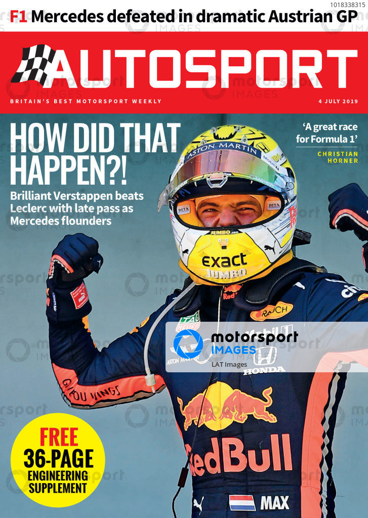 Cover of Autosport magazine, 2019 Cover of Autosport magazine, 2019