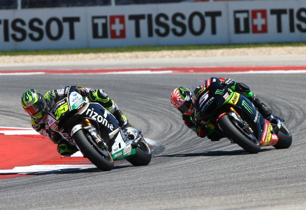 2017 MotoGP Championship - Round 3
Circuit of the Americas, Austin, Texas, USA
Sunday 23 April 2017
Cal Crutchlow, Team LCR Honda, Johann Zarco, Monster Yamaha Tech 3
World Copyright: Gold and Goose Photography/LAT Images
ref: Digital Image MotoGP-R-500-3032 2017 MotoGP Championship - Round 3
Circuit of the Americas, Austin, Texas, USA
Sunday 23 April 2017
Cal Crutchlow, Team LCR Honda, Johann Zarco, Monster Yamaha Tech 3
World Copyright: Gold and Goose Photography/LAT Images
ref: Digital Image MotoGP-R-500-3032