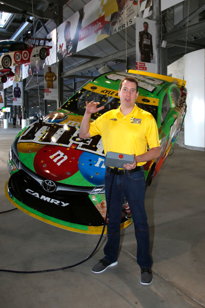 2017 NASCAR Cup - Clash at Daytona
Daytona International Speedway, Daytona Beach, FL USA
Friday 17 February 2017
A model of Kyle Busch's 2015 Toyota Camry is raised to the rafters in the Toyota Injector at Daytona International Speedway
World Copyright: Lesley Ann Miller/LAT Images
ref: Digital Image _LAM9918