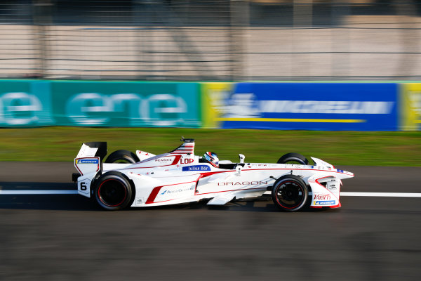 2017/2018 FIA Formula E Championship.
Round 5 - Mexico City ePrix.
Autodromo Hermanos Rodriguez, Mexico City, Mexico.
Saturday 03 March 2018.
Jose Maria Lopez (ARG), Dragon, Penske EV-2.
Photo: Sam Bloxham/LAT/Formula E
ref: Digital Image _W6I1548