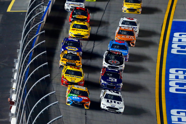 2017 NASCAR Monster Energy Cup - Can-Am Duels
Daytona International Speedway, Daytona Beach, FL USA
Thursday 23 February 2017
Brad Keselowski and Kyle Busch, M&M's Toyota Camry
World Copyright: Russell LaBounty/LAT Images
ref: Digital Image 17DAY2rl_01899