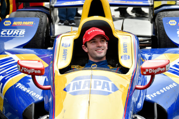 Verizon IndyCar Series
IndyCar Grand Prix at the Glen
Watkins Glen International, Watkins Glen, NY USA
Sunday 3 September 2017
Alexander Rossi, Curb Andretti Herta Autosport with Curb-Agajanian Honda celebrates the win in Victory Lane
World Copyright: Scott R LePage
LAT Images Verizon IndyCar Series
IndyCar Grand Prix at the Glen
Watkins Glen International, Watkins Glen, NY USA
Sunday 3 September 2017
Alexander Rossi, Curb Andretti Herta Autosport with Curb-Agajanian Honda celebrates the win in Victory Lane
World Copyright: Scott R LePage
LAT Images