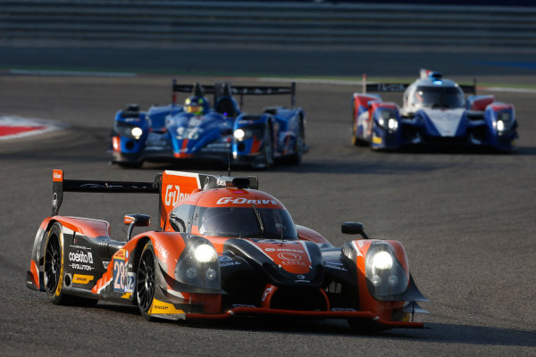2015 FIA World Endurance Championship
Bahrain 6-Hours
Bahrain International Circuit, Bahrain
Saturday 21 November 2015.
Gustavo Yacaman, Luis Felipe Derani, Ricardo Gonzalez (#28 LMP2 G-Drive Racing Ligier JS P2 Nissan) leads Nelson Panciatici, Paul Loup Chatin, Tom Dillmann (#36 LMP2 Signatech Alpine Alpine A450B Nissan) and Mikhail Aleshin, Nicolas Minassian, David Markozov (#44 LMP2 AF Racing BR01 Nissan).
World Copyright: Alastair Staley/LAT Photographic
ref: Digital Image _79P0187 2015 FIA World Endurance Championship
Bahrain 6-Hours
Bahrain International Circuit, Bahrain
Saturday 21 November 2015.
Gustavo Yacaman, Luis Felipe Derani, Ricardo Gonzalez (#28 LMP2 G-Drive Racing Ligier JS P2 Nissan) leads Nelson Panciatici, Paul Loup Chatin, Tom Dillmann (#36 LMP2 Signatech Alpine Alpine A450B Nissan) and Mikhail Aleshin, Nicolas Minassian, David Markozov (#44 LMP2 AF Racing BR01 Nissan).
World Copyright: Alastair Staley/LAT Photographic
ref: Digital Image _79P0187
