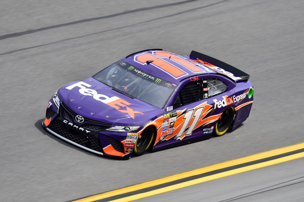 2017 NASCAR Cup - Daytona 500
Daytona International Speedway, Daytona Beach, FL USA
Saturday 18 February 2017
Denny Hamlin, FedEx Express Toyota Camry
World Copyright: John K Harrelson/LAT Images


ref: Digital Image 17DAY1jh_00774