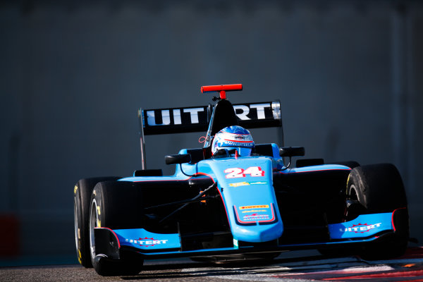 2017 GP3 Series Test 5.
Yas Marina Circuit, Abu Dhabi, United Arab Emirates.
Thursday 30 November 2017.
Job van Uitert (NLD, Jenzer Motorsport).
Photo: Joe Portlock/GP3 Series Media Service.
ref: Digital Image _L5R2391 2017 GP3 Series Test 5.
Yas Marina Circuit, Abu Dhabi, United Arab Emirates.
Thursday 30 November 2017.
Job van Uitert (NLD, Jenzer Motorsport).
Photo: Joe Portlock/GP3 Series Media Service.
ref: Digital Image _L5R2391