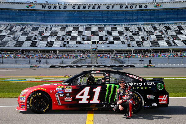13-21 February, 2016, Daytona Beach, Florida USA
Kurt Busch, driver of the #41 Haas Automation/Monster Energy Chevrolet, poses with his car after qualifying for the NASCAR Sprint Cup Series Daytona 500 at Daytona International Speedway on February 14, 2016 in Daytona Beach, Florida.
LAT Photo USA via NASCAR via Getty Images 13-21 February, 2016, Daytona Beach, Florida USA
Kurt Busch, driver of the #41 Haas Automation/Monster Energy Chevrolet, poses with his car after qualifying for the NASCAR Sprint Cup Series Daytona 500 at Daytona International Speedway on February 14, 2016 in Daytona Beach, Florida.
LAT Photo USA via NASCAR via Getty Images