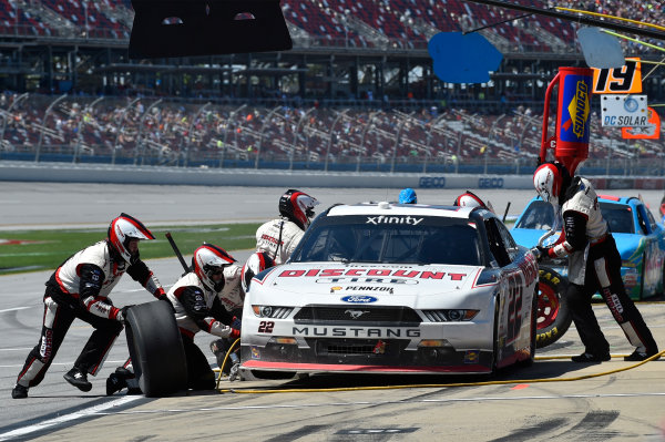 NASCAR Xfinity Series
Sparks Energy 300
Talladega Superspeedway, Talladega, AL USA
Saturday 6 May 2017
Joey Logano, Discount Tire Ford Mustang
World Copyright: Rusty Jarrett
LAT Images
ref: Digital Image 17TAL1rj_2754 NASCAR Xfinity Series
Sparks Energy 300
Talladega Superspeedway, Talladega, AL USA
Saturday 6 May 2017
Joey Logano, Discount Tire Ford Mustang
World Copyright: Rusty Jarrett
LAT Images
ref: Digital Image 17TAL1rj_2754
