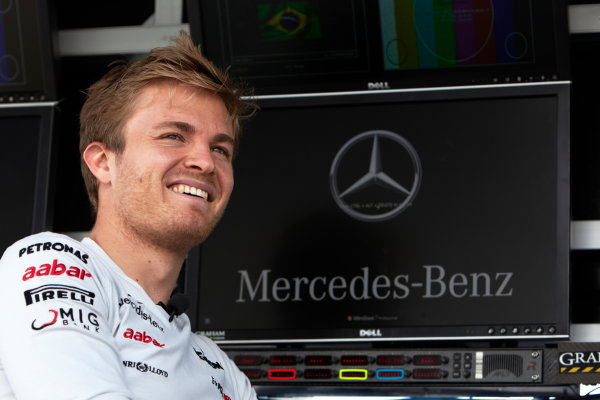 Interlagos, Sao Paulo, Brazil.
24th November 2011.
Nico Rosberg, Mercedes GP W02. Portrait.
World Copyright: Steve Etherington/LAT Photographic
ref: Digital Image SNE24514 Interlagos, Sao Paulo, Brazil.
24th November 2011.
Nico Rosberg, Mercedes GP W02. Portrait.
World Copyright: Steve Etherington/LAT Photographic
ref: Digital Image SNE24514