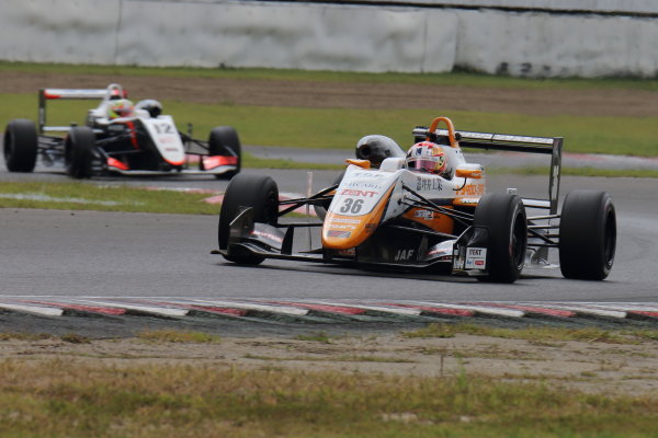 2017 Japanese Formula 3 Championship
Sugo, Japan. 23rd - 24th September 2017. Rd 19 & 20.
Rd 20 3rd position Ritomo Miyata ( #36 Corolla Chukyo Kuo TOM?S F314 ) action
World Copyright: Yasushi Ishihara / LAT Images.
Ref: 2017_JF3_R19&20_021 2017 Japanese Formula 3 Championship
Sugo, Japan. 23rd - 24th September 2017. Rd 19 & 20.
Rd 20 3rd position Ritomo Miyata ( #36 Corolla Chukyo Kuo TOM?S F314 ) action
World Copyright: Yasushi Ishihara / LAT Images.
Ref: 2017_JF3_R19&20_021