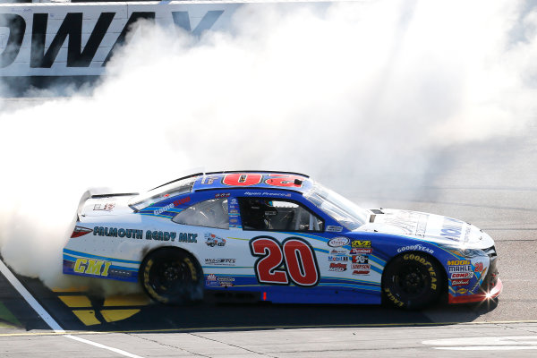 NASCAR XFINITY Series
U.S. Cellular 250
Iowa Speedway, Newton, IA USA
Saturday 29 July 2017
Ryan Preece, MoHawk Northeast Inc. Toyota Camry celebrates his win with a burnout 
World Copyright: Russell LaBounty
LAT Images