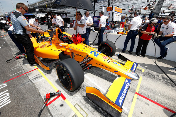 Verizon IndyCar Series
Indianapolis 500 Practice
Indianapolis Motor Speedway, Indianapolis, IN USA
Monday 15 May 2017
Fernando Alonso, McLaren-Honda-Andretti Honda
World Copyright: Michael L. Levitt
LAT Images