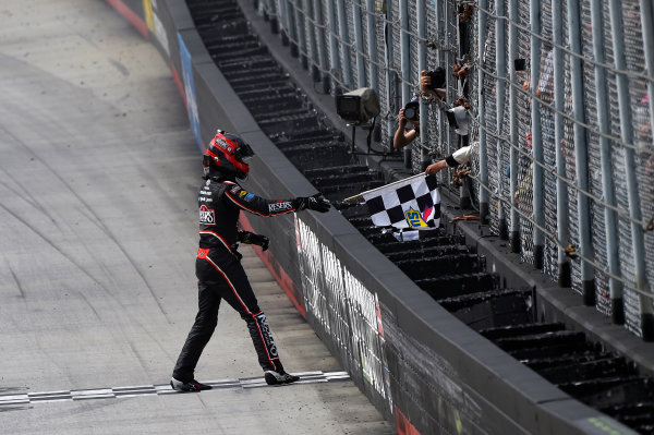 NASCAR Xfinity Series
Fitzgerald Glider Kits 300
Bristol Motor Speedway, Bristol, TN USA
Saturday 22 April 2017
Erik Jones, Reser's American Classic Toyota Camry celebrates his win with a burnout
World Copyright: Nigel Kinrade
LAT Images
ref: Digital Image 17BRI1nk07017 NASCAR Xfinity Series
Fitzgerald Glider Kits 300
Bristol Motor Speedway, Bristol, TN USA
Saturday 22 April 2017
Erik Jones, Reser's American Classic Toyota Camry celebrates his win with a burnout
World Copyright: Nigel Kinrade
LAT Images
ref: Digital Image 17BRI1nk07017
