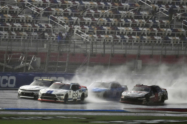 #16: A.J. Allmendinger, Kaulig Racing, Chevrolet Camaro Ellsworth Advisors and #98: Chase Briscoe, Stewart-Haas Racing, Ford Mustang Ford Performance Racing School #16: A.J. Allmendinger, Kaulig Racing, Chevrolet Camaro Ellsworth Advisors and #98: Chase Briscoe, Stewart-Haas Racing, Ford Mustang Ford Performance Racing School