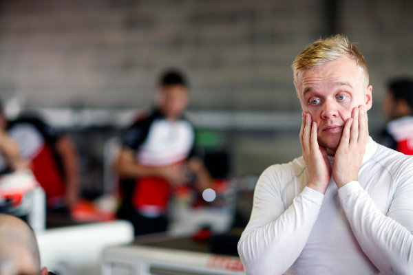 FIA Formula E Second Pre-Season Testing Event.
Felix Rosenqvist, Mahindra Racing, Spark-Mahindra.
Donington Park Racecourse,
Derby, United Kingdom.
Wednesday 7 September 2016.
Photo: Adam Warner / LAT
ref: Digital Image _L5R3574
