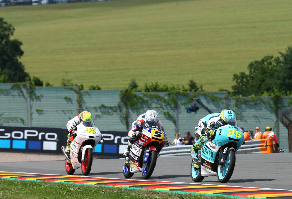 2017 Moto3 Championship - Round 9
Sachsenring, Germany
Sunday 2 July 2017
Joan Mir, Leopard Racing, Romano Fenati, Marinelli Rivacold Snipers, Marcos Ramírez, Platinum Bay Real Estate
World Copyright: David Goldman/LAT Images
ref: Digital Image 34009 2017 Moto3 Championship - Round 9
Sachsenring, Germany
Sunday 2 July 2017
Joan Mir, Leopard Racing, Romano Fenati, Marinelli Rivacold Snipers, Marcos Ramírez, Platinum Bay Real Estate
World Copyright: David Goldman/LAT Images
ref: Digital Image 34009