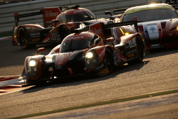 2015 FIA World Endurance Championship,
Bahrain International Circuit, Bahrain.
19th - 21st November 2015.
Romain Rusinov / Julien Canal / Sam Bird G-Drive Racing Ligier JS P2 Nissan.
World Copyright: Jakob Ebrey / LAT Photographic.