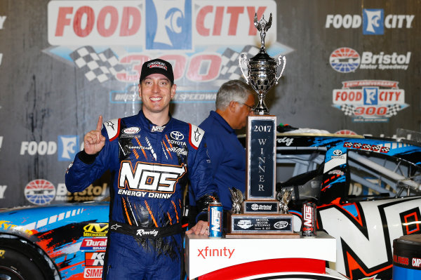 NASCAR XFINITY Series
Food City 300
Bristol Motor Speedway, Bristol, TN USA
Friday 18 August 2017
Kyle Busch, NOS Rowdy Toyota Camry, celebrates in victory lane.
World Copyright: John K Harrelson
LAT Images NASCAR XFINITY Series
Food City 300
Bristol Motor Speedway, Bristol, TN USA
Friday 18 August 2017
Kyle Busch, NOS Rowdy Toyota Camry, celebrates in victory lane.
World Copyright: John K Harrelson
LAT Images