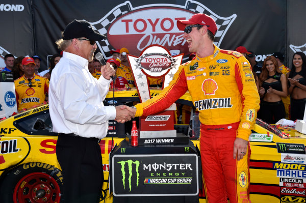 Monster Energy NASCAR Cup Series
Toyota Owners 400
Richmond International Raceway, Richmond, VA USA
Sunday 30 April 2017
Joey Logano, Team Penske, Shell Pennzoil Ford Fusion wins.
World Copyright: Rusty Jarrett
LAT Images
ref: Digital Image 17RIC1rj_4408