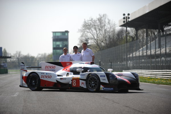 2017 FIA World Endurance Championship,
31st March - 2nd April, 2017, Monza Prologue,
8 Anthony Davidson (GBR) \ Kazuki Nakajima (JPN) \ Sebastien Buemi (SUI) - TOYOTA GAZOO RACING - Toyota TS050 ? Hybrid
World Copyright: JEP/LAT Images. 2017 FIA World Endurance Championship,
31st March - 2nd April, 2017, Monza Prologue,
8 Anthony Davidson (GBR) \ Kazuki Nakajima (JPN) \ Sebastien Buemi (SUI) - TOYOTA GAZOO RACING - Toyota TS050 ? Hybrid
World Copyright: JEP/LAT Images.