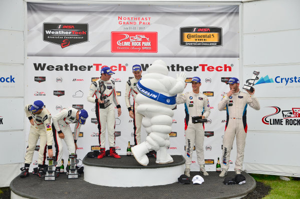 IMSA WeatherTech SportsCar Championship
Northeast Grand Prix
Lime Rock Park, Lakeville, CT USA
Saturday 22 July 2017
911, Porsche, Porsche 911 RSR, GTLM, Patrick Pilet, Dirk Werner, Victory Lane
World Copyright: Gavin Baker
LAT Images IMSA WeatherTech SportsCar Championship
Northeast Grand Prix
Lime Rock Park, Lakeville, CT USA
Saturday 22 July 2017
911, Porsche, Porsche 911 RSR, GTLM, Patrick Pilet, Dirk Werner, Victory Lane
World Copyright: Gavin Baker
LAT Images